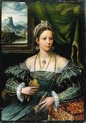 Pieter de Kempener Bildnis einer Dame painting